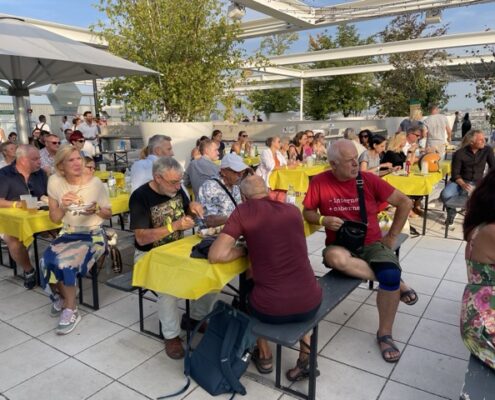 Die SONNE-Community beim Plaudern