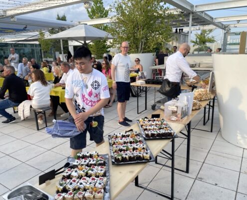 Buffet beim SONNE-Sommerfest