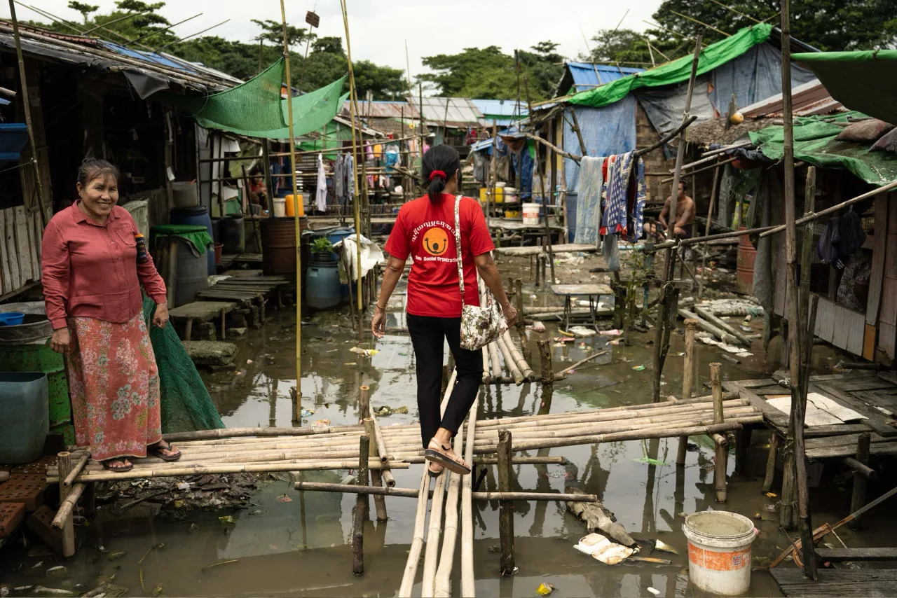 SONNE International unterstützt Slumbewohner in Yangon