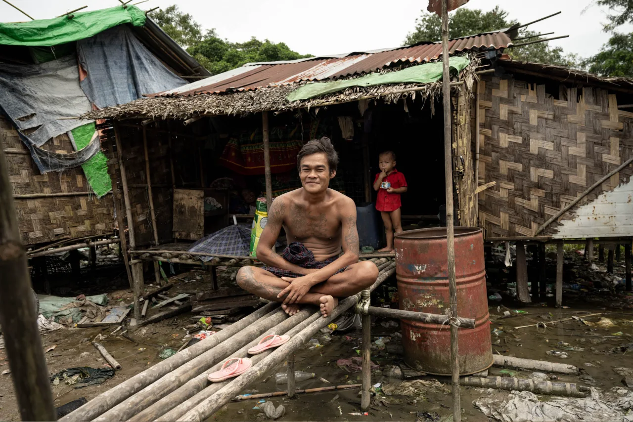 Prekäre Wohnsituation in Myanmars Slums"